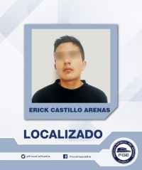 A través de Alerta Amber se localizó a Erick Castillo Arenas