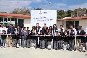 Inaugura la construcción de la primaria Ignacio Zaragoza, afectada por el sismo del 19-S