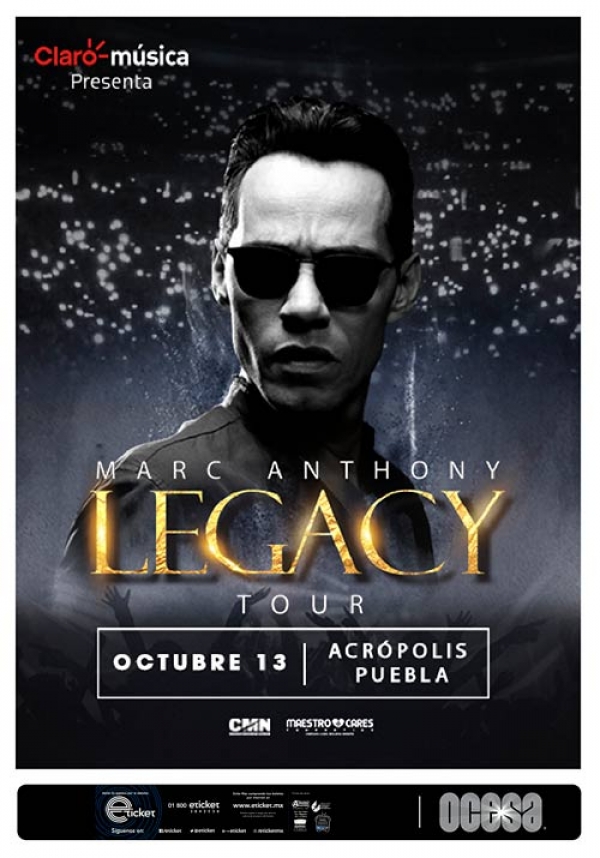 Puebla ya está listo para el Legacy Tour de Marc Anthony