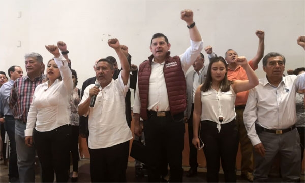 Defenderemos la democracia en Puebla: Alejandro Armenta