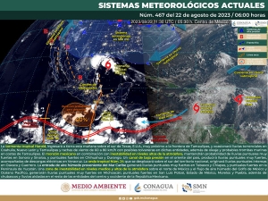 Tormenta tropical Harold afectara a Tamaulipas, Nuevo León y Coahuila