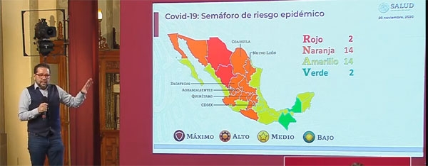 Chiapas segundo estado en semáforo verde