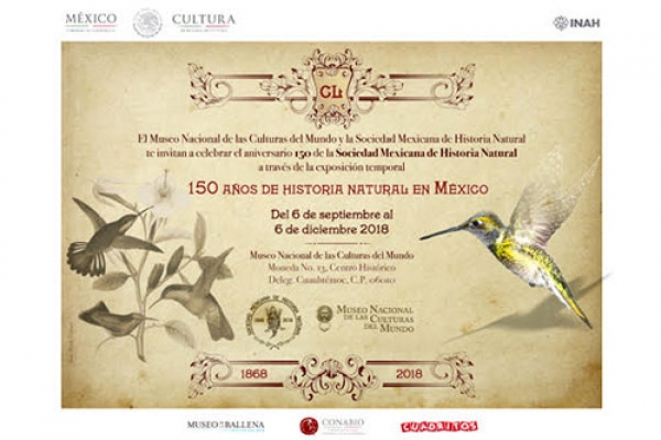 150 Aniversario de la Sociedad Mexicana de Historia Natural