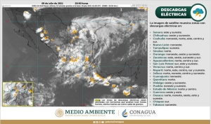 Se pronostican lluvias en Coahuila, Guanajuato, Nayarit y Nuevo León