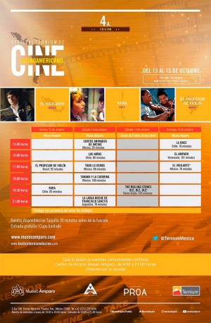 Festival Ternium de Cine Latinoamericano en Museo Amparo