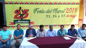 Presentan la Feria del Nopal 2019 de San Bernardino Tlaxcalancingo