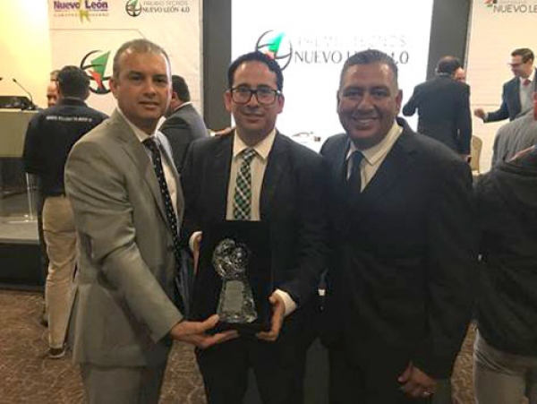 En la categoría Empresa Grande Proceso en los premios Tecnos Nuevo León 4.0 