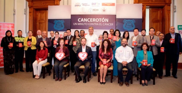 El Ayuntamiento de Puebla se suma al “Cancerotón – Un minuto contra el cáncer”