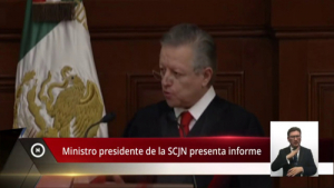 Medidas contra la corrupción en la SCJN anunció en su primer informe  el presidente  Arturo Zaldívar.