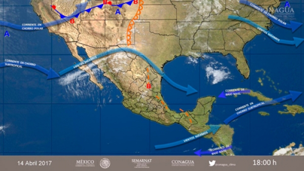 Para el sábado se pronostican tormentas fuertes con precipitación de granizo en 13 entidades de México.