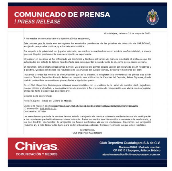 Comunicado | Chivas