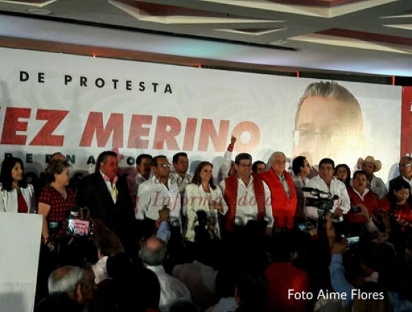 Jiménez Merino candidato del PRI a la gubernatura