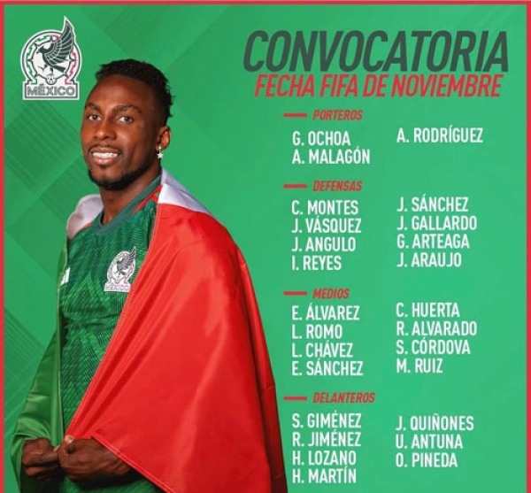 Con estos 26 jugadores, Jaime Lozano buscará la clasificación a Copa América.
