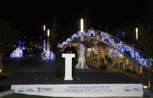 RMV y Banck Serrato inauguran la iluminación navideña de la capital
