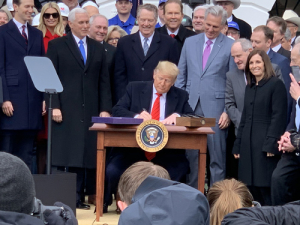 El Presidente de Estados Unidos firma el T-MEC