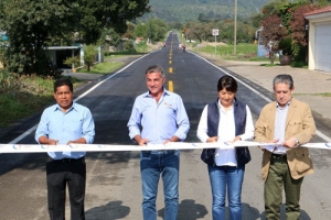 Tony Gali inaugura la carretera &quot;Paso de Cortés&quot;