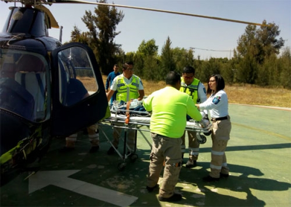 Helicóptero Agusta para servicios de emergencia: Pacheco Pulido