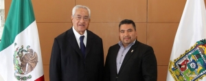 Atiende gobernador Pacheco Pulido solicitudes de diputado por el PT, Valentín Medel