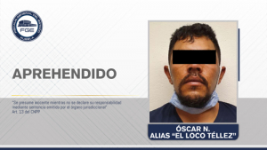 Detenido Óscar N. alias “El Loco Téllez” por la Fiscalía Puebla