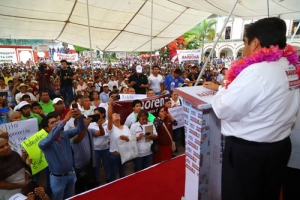 Desde Zapotitlán Miguel Barbosa confirma creación del Instituto Estatal de los Pueblos Originarios