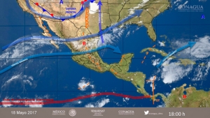 Tormentas fuertes en regiones de Chiapas, y de menor intensidad en Guerrero y Oaxaca