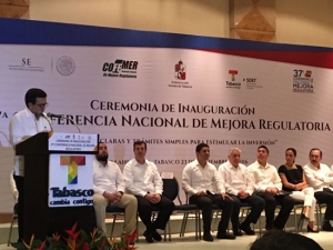 Leoncio Paisano Arias, presente en la 37ª Conferencia Nacional de Mejora Regulatoria