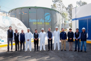 Gobiernos Municipales y Estatal, inauguran Planta Potabilizadora de agua sulfurosa del “Parque Lineal”