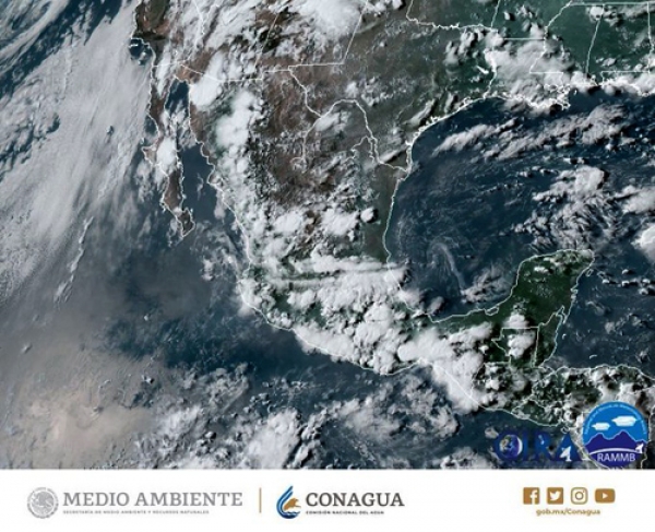 Mañana se mantendrán las lluvias intensas en Oaxaca, Chiapas, Sinaloa, Nayarit y Jalisco.