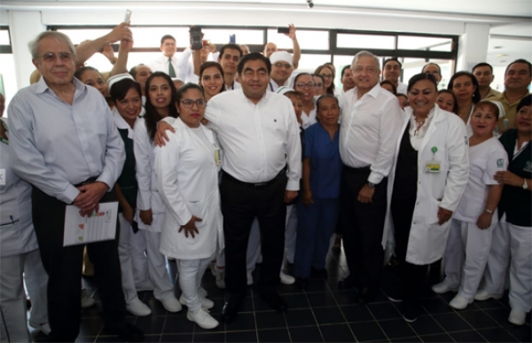 La salud en Puebla no estará sujeta al control político: MBH