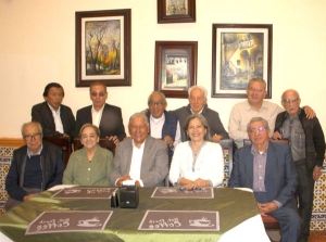 Melquiades Morales con columnistas