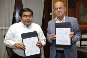 Firman acuerdo de coordinación Gobierno de Puebla e INSABI