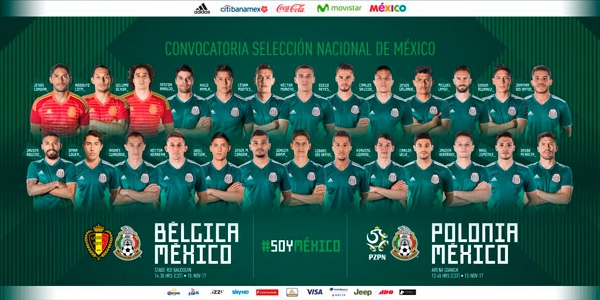 Convoca Juan Carlos Osorio a jugadores a la Selección Nacional de México