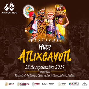 Banner “HUEY ATLIXCÁYOTL 2025”