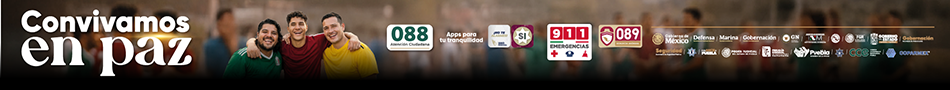 Banner "CONVIVAMOS EN PAZ”