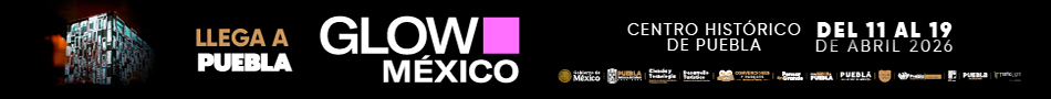 Banner “GLOW MÉXICO - FESTIVAL DE LUZ”