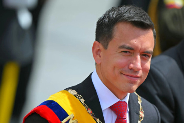 Daniel Noboa, presidente de Ecuador