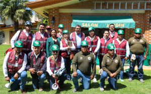 En Huejotzingo, Sergio Salomón encabeza Simulacro Nacional 2024.