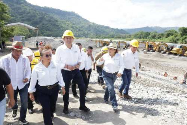 Invierten 124 MDP en protección contra inundaciones en Pantepec