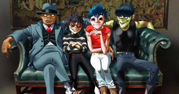 2D, Murdoc, Noodle y Russel