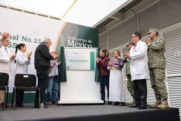 Presidenta Sheinbaum inaugura hospital general regional no. 25 &ldquo;General Ignacio Zaragoza&rdquo;