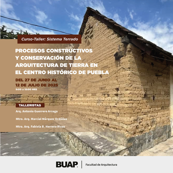 Incribete al curso &quot;Procesos constructivos y conservación de la arquitectura&quot;