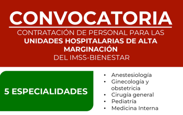 ¿Eres médico y buscas una oportunidad laboral? IMSS tiene vacantes