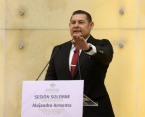 El gobernador Alejandro Armenta se compromete a gobernar para todos en el Congreso