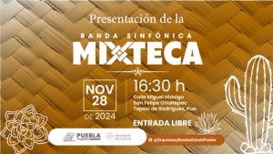 La Banda Sinfónica Mixteca celebrará el Día del Músico