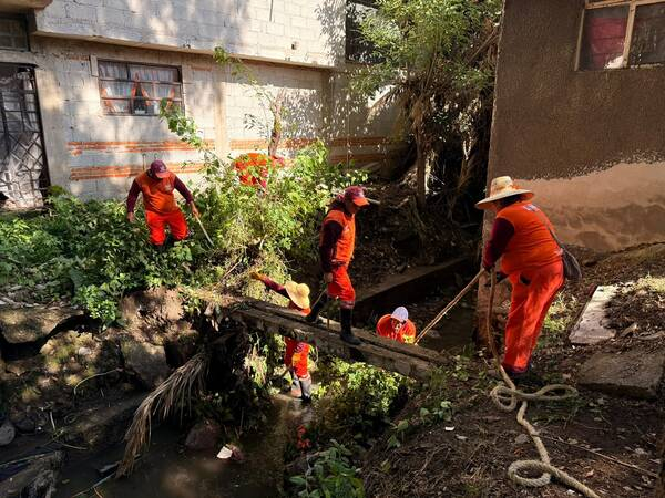 Refuerzan limpieza preventiva en Romero Vargas