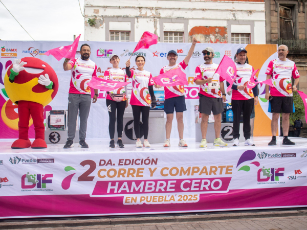 Puebla sede de “Corre y Comparte: Hambre Cero Puebla 2025”