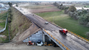 Se abre el paso vehicular al Bulevar Aeropuerto desde México - Puebla