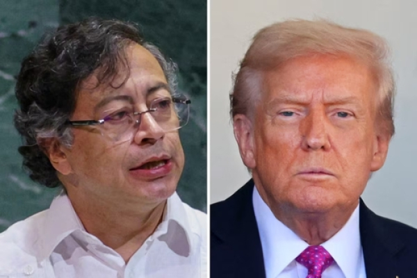 Gustavo Petro, presidente de Colombia | Donald Trump, presidente de EE.UU.
