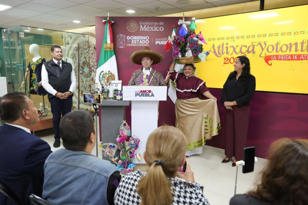 Presentan Festival Atlixcayotontli en CDMX