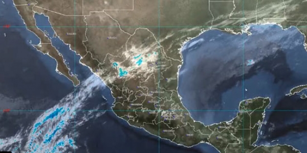 Lluvias muy fuertes en Chiapas, el oriente de Oaxaca, Tabasco y el sur de Veracruz.